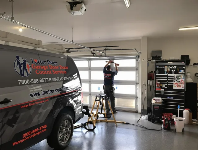 Brighton Garage Door Repair team performing same-day garage door repair in Brighton